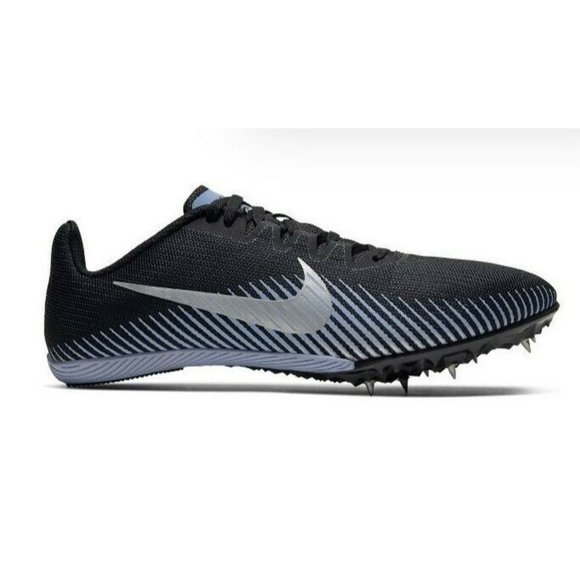 ♥️SOLD♥️NEW NIKE Zoom Rival M9 Black Gray Track Racing 12 - Picture 2 of 10